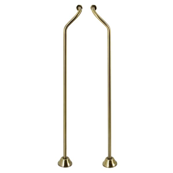CC473 Double Offset Bath Supply, Antique Brass